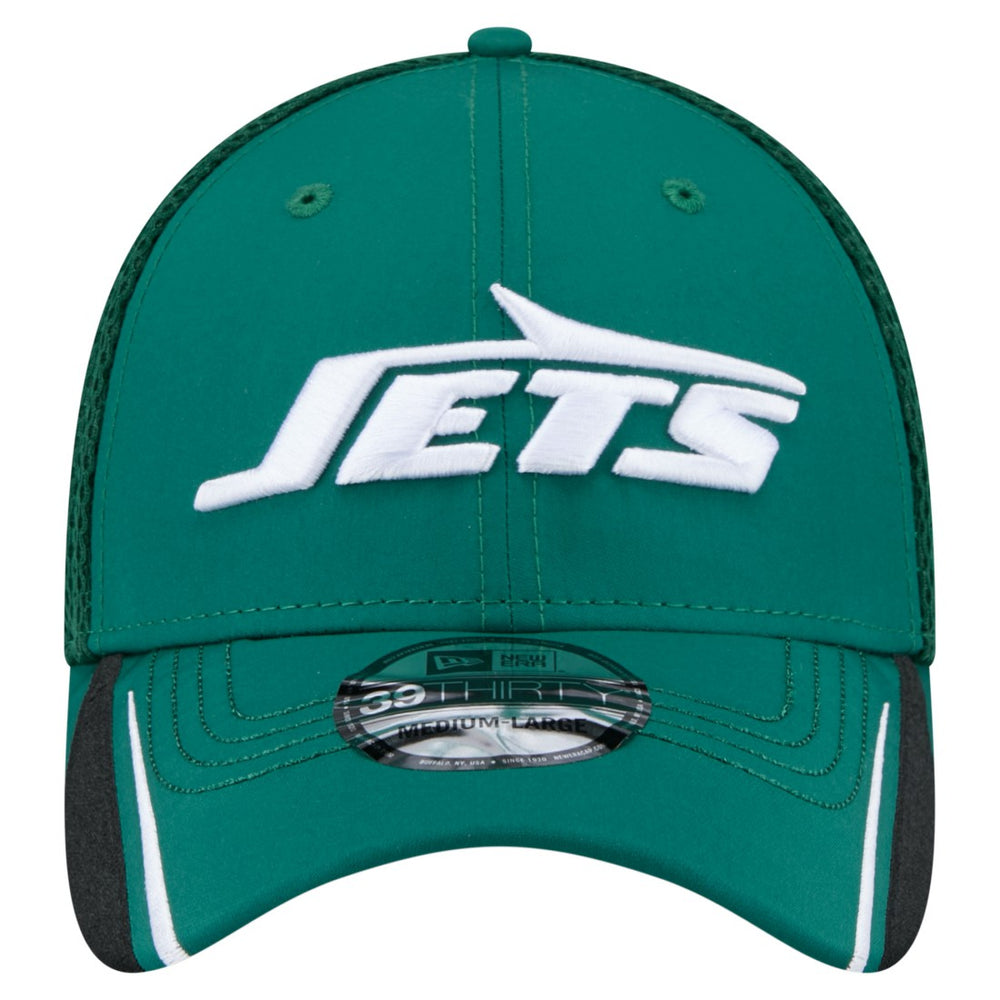 New York Jets New Era Game Day Linear 39THIRTY Flex Hat Green - NFL