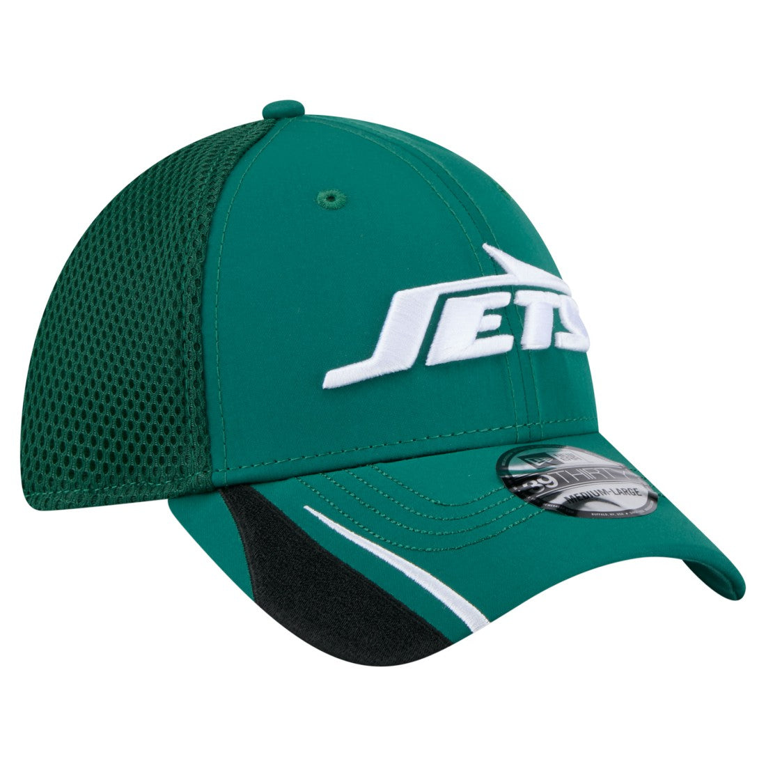 New York Jets New Era Game Day Linear 39THIRTY Flex Hat Green - NFL
