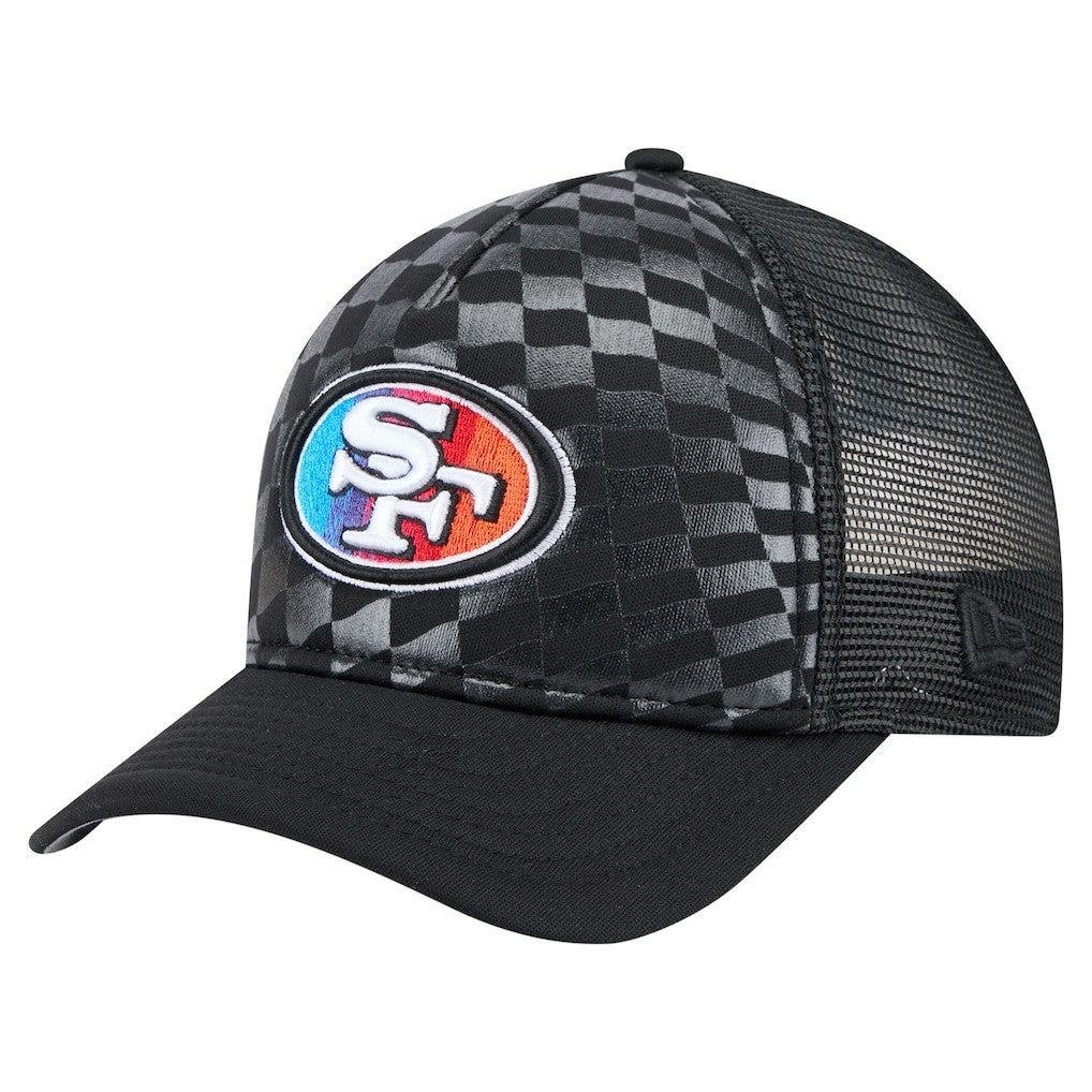 San Francisco 49ers New Era Gradient 9FORTY Adjustable Hat Black - NFL