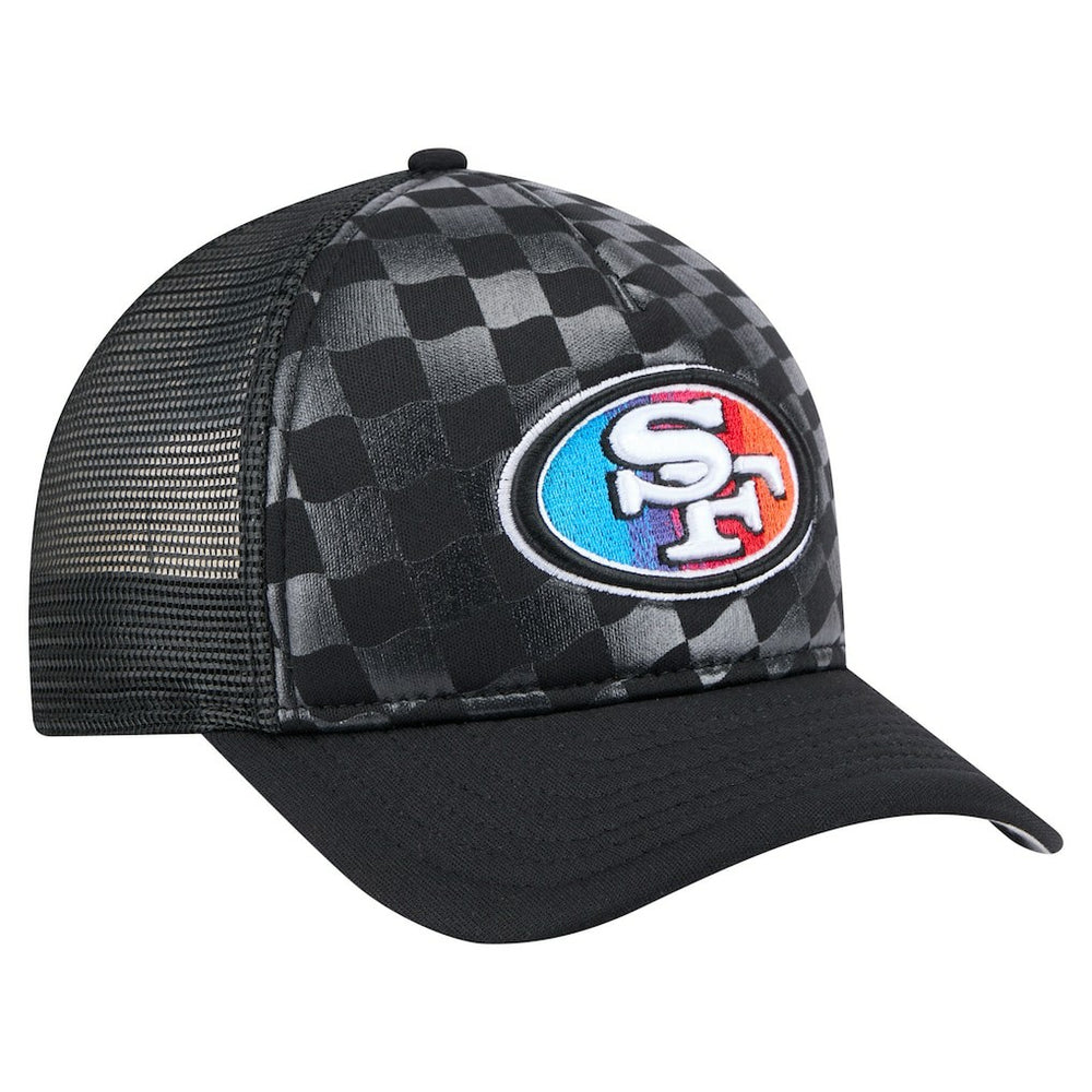 San Francisco 49ers New Era Gradient 9FORTY Adjustable Hat Black - NFL
