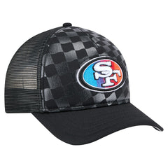 San Francisco 49ers New Era Gradient 9FORTY Adjustable Hat Black - NFL