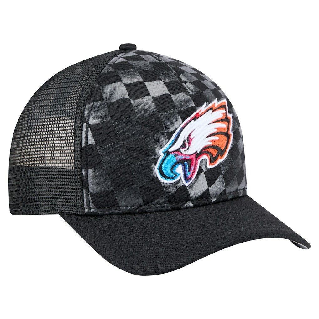 Philadelphia Eagles New Era Gradient 9FORTY Adjustable Hat Black - NFL