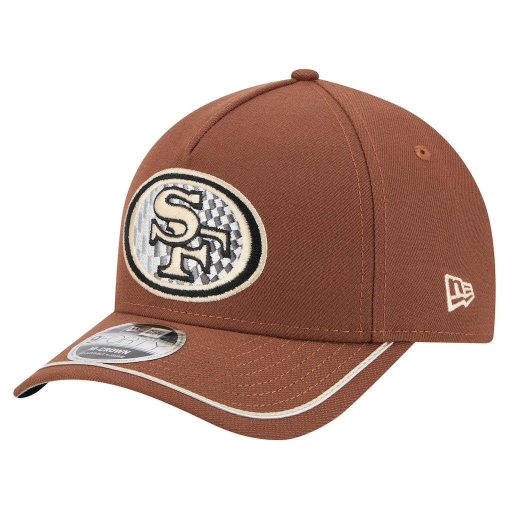 San Francisco 49ers New Era Motorsport 9FORTY Adjustable Hat Brown - NFL