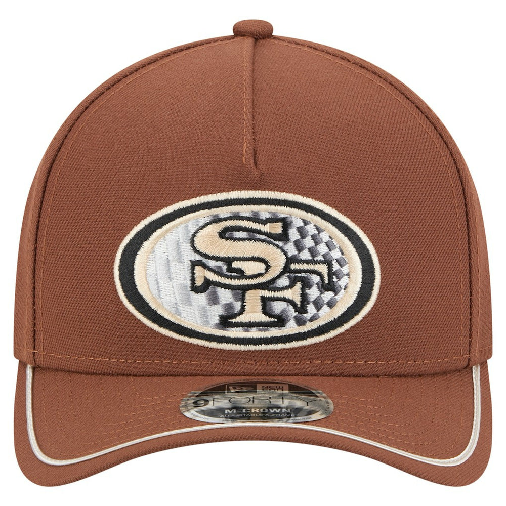 San Francisco 49ers New Era Motorsport 9FORTY Adjustable Hat Brown - NFL