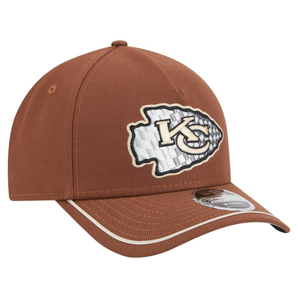 Kansas City Chiefs New Era Motorsport 9FORTY Adjustable Hat Brown - NFL