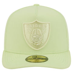 Las Vegas Raiders New Era Color Pack A-Frame 59FIFTY Fitted Hat Light Green - NFL