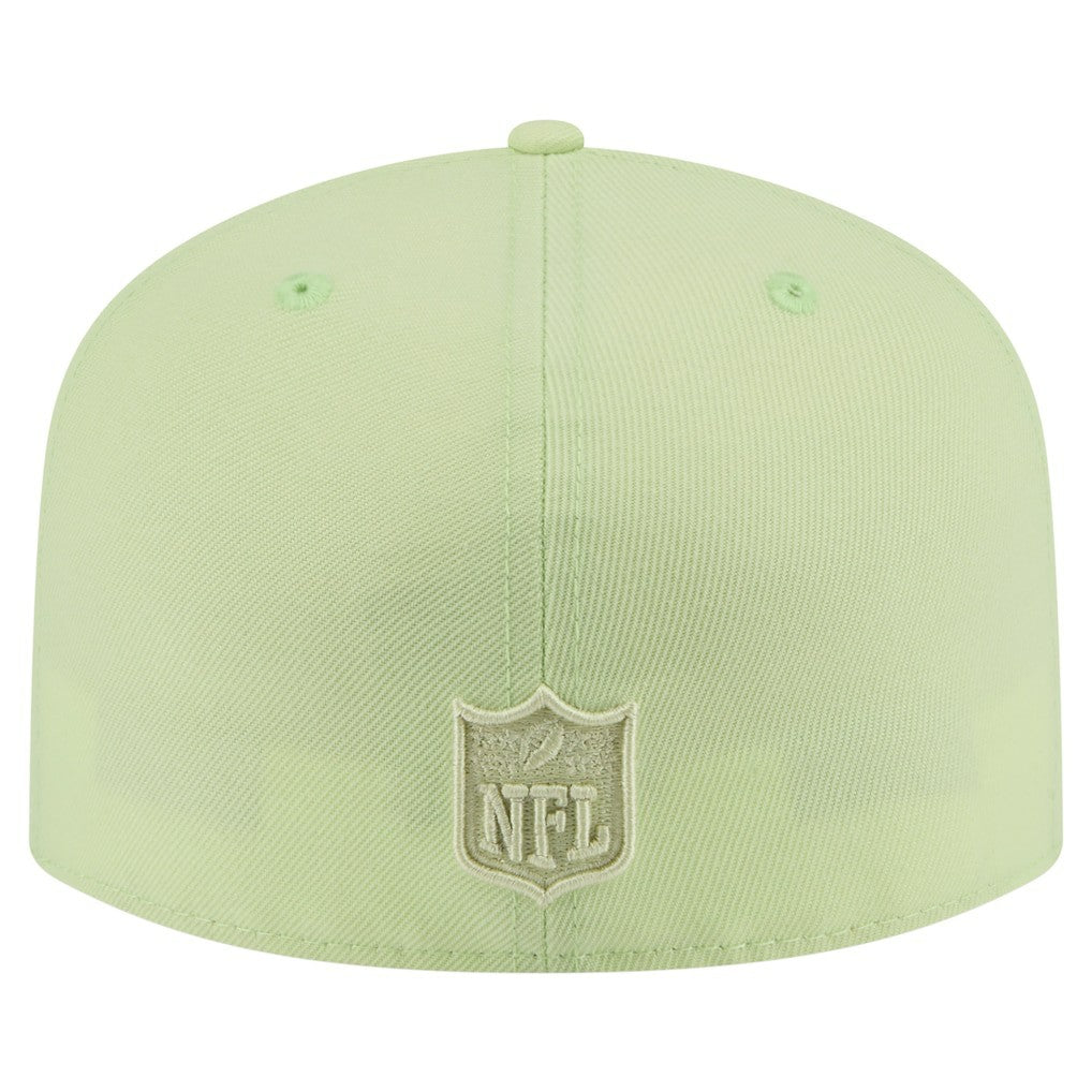 Miami Dolphins New Era Color Pack A-Frame 59FIFTY Fitted Hat Light Green - NFL