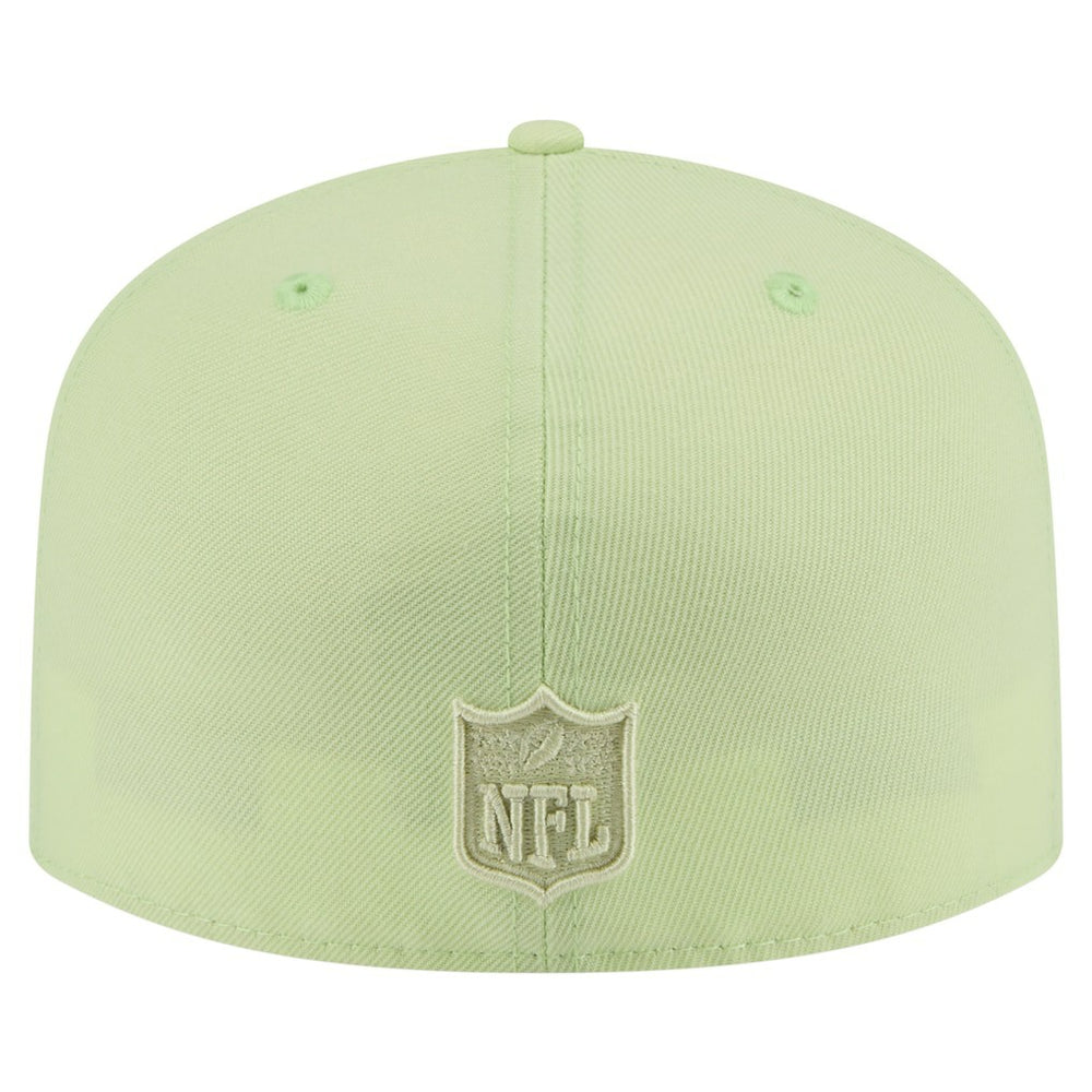 Miami Dolphins New Era Color Pack A-Frame 59FIFTY Fitted Hat Light Green - NFL