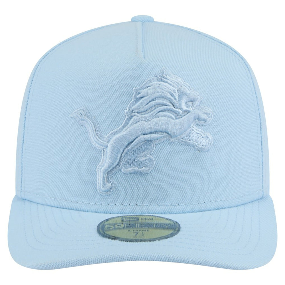 Detroit Lions New Era Color Pack A-Frame 59FIFTY Fitted Hat Light Blue - NFL