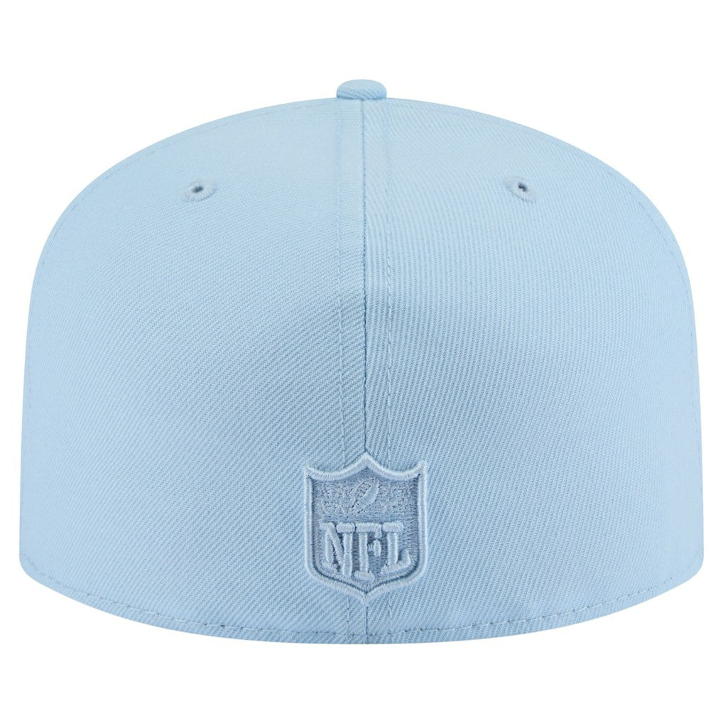 Detroit Lions New Era Color Pack A-Frame 59FIFTY Fitted Hat Light Blue - NFL