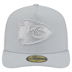 Kansas City Chiefs New Era Color Pack A-Frame 59FIFTY Fitted Hat Gray - NFL