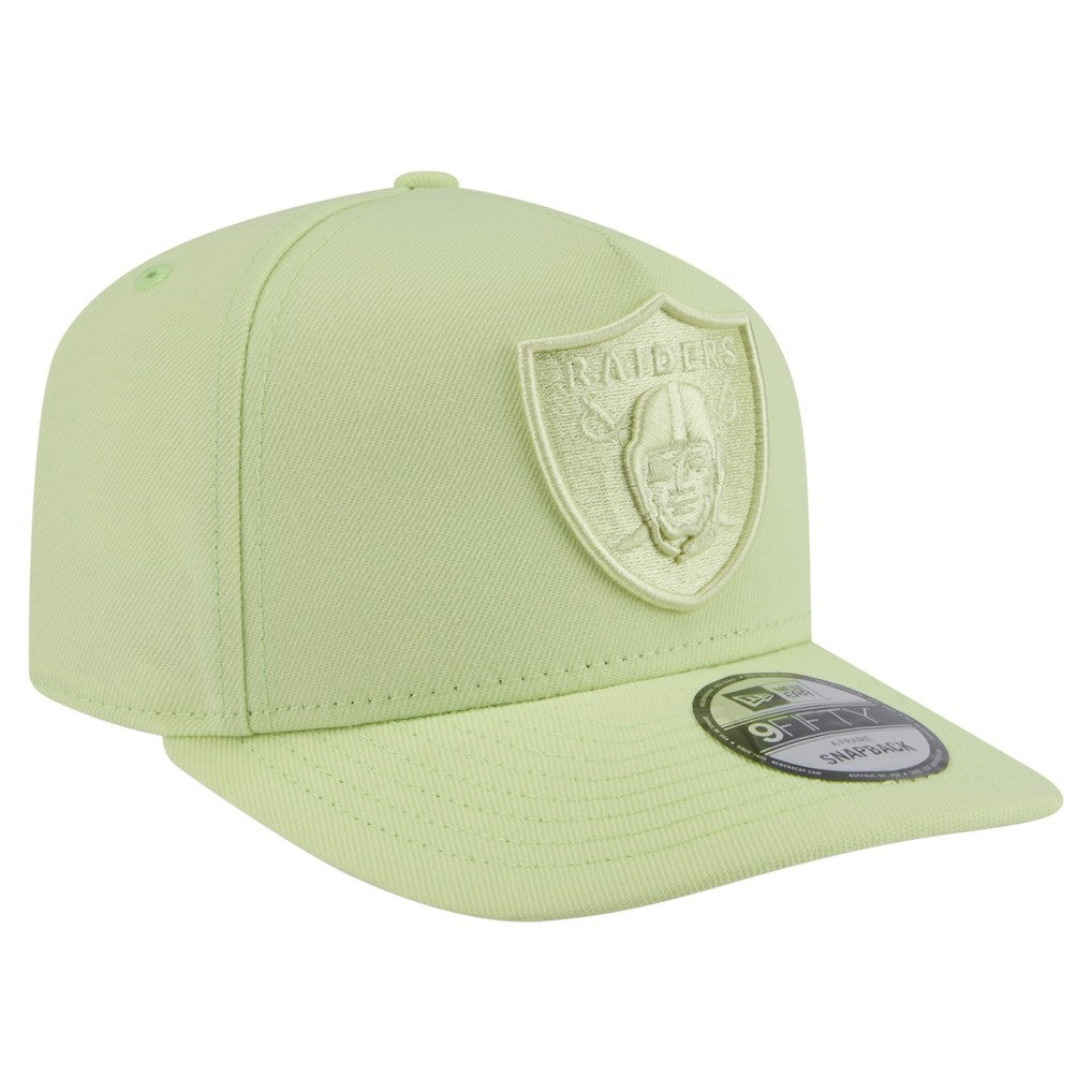Las Vegas Raiders New Era Color Pack 9FIFTY Snapback Hat Light Green - NFL