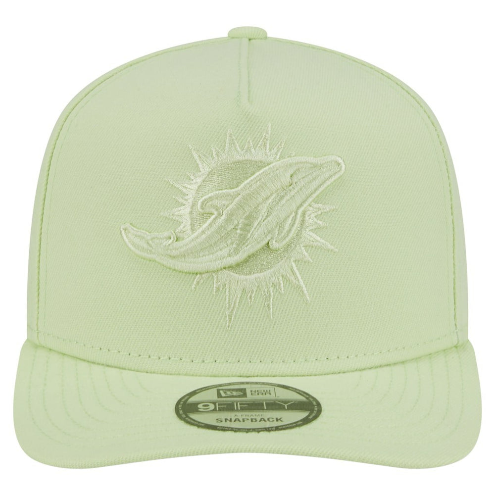 Miami Dolphins New Era Color Pack 9FIFTY Snapback Hat Light Green - NFL