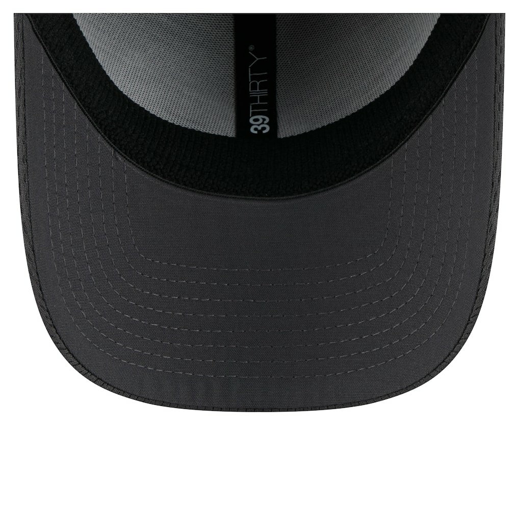 Philadelphia Eagles New Era Throwback Logo Main 39THIRTY Flex Hat Graphite - NFL