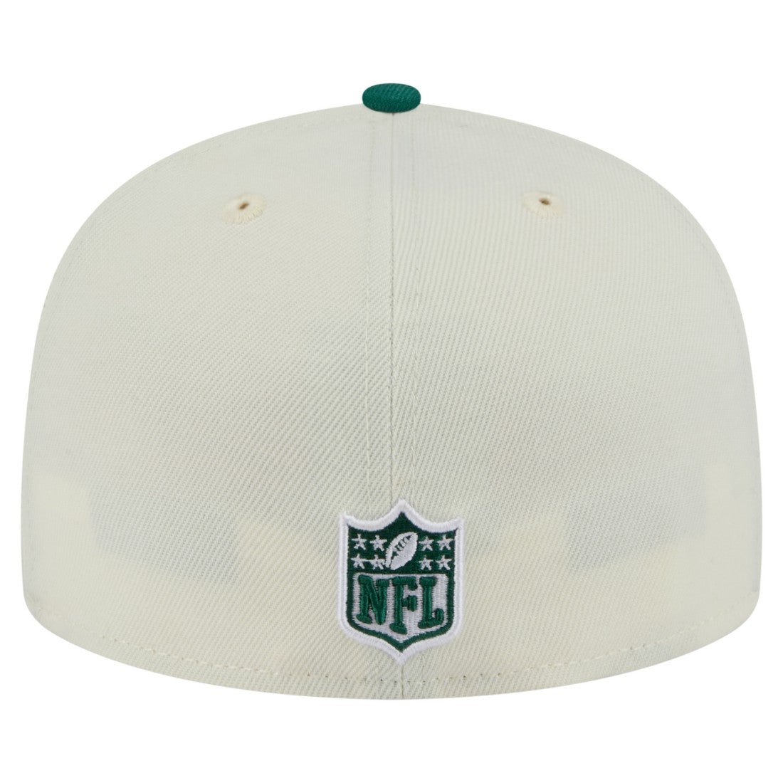 New York Jets New Era Main 59FIFTY Fitted Hat Cream/Green - NFL