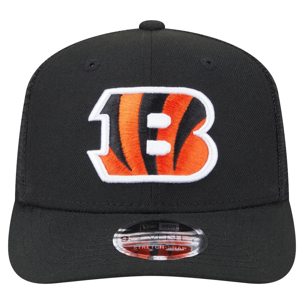 Cincinnati Bengals New Era Main Trucker 9SEVENTY Stretch-Snap Hat Black - NFL