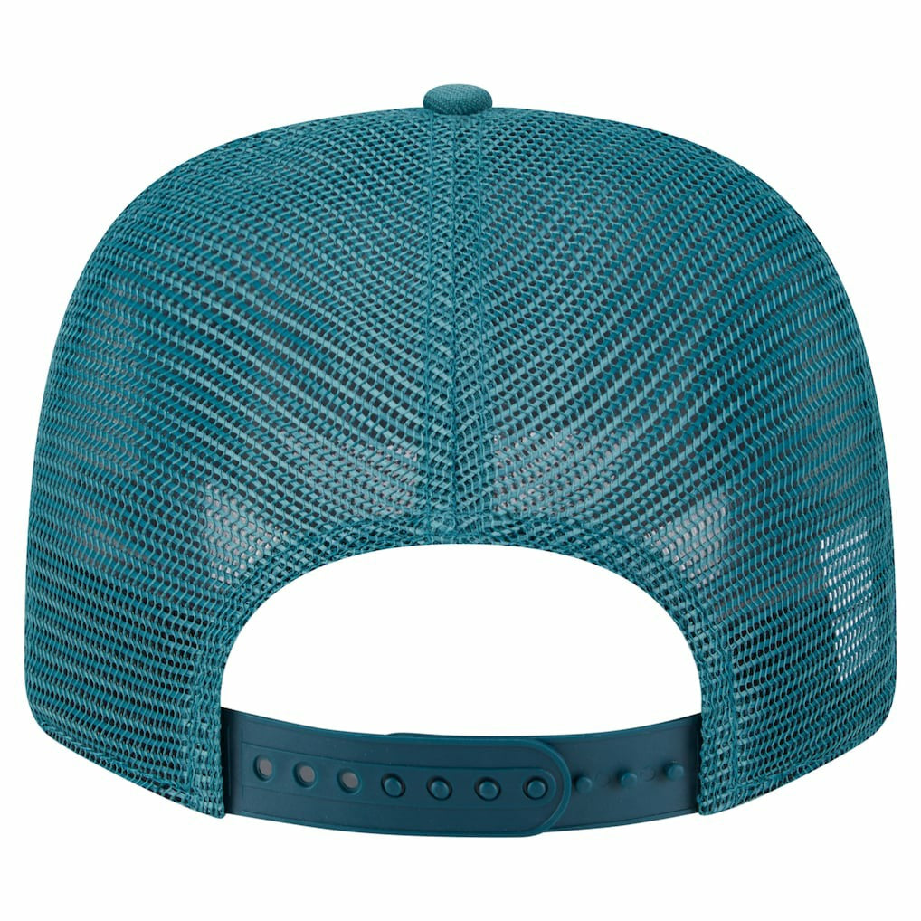 Philadelphia Eagles New Era Main Trucker 9SEVENTY Stretch-Snap Hat Midnight Green - NFL
