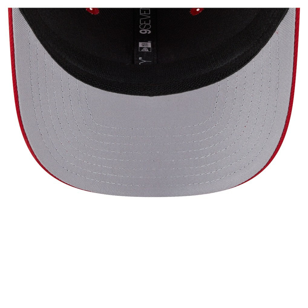 San Francisco 49ers New Era Main Trucker 9SEVENTY Stretch-Snap Hat Scarlet - NFL
