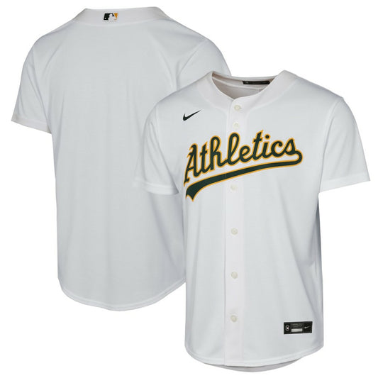 Athletics Nike Youth Home Replica Jersey - White | MLB Jerseys