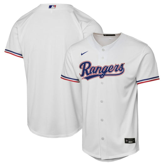 Texas Rangers Nike Youth Home Replica Jersey - White | MLB Jerseys