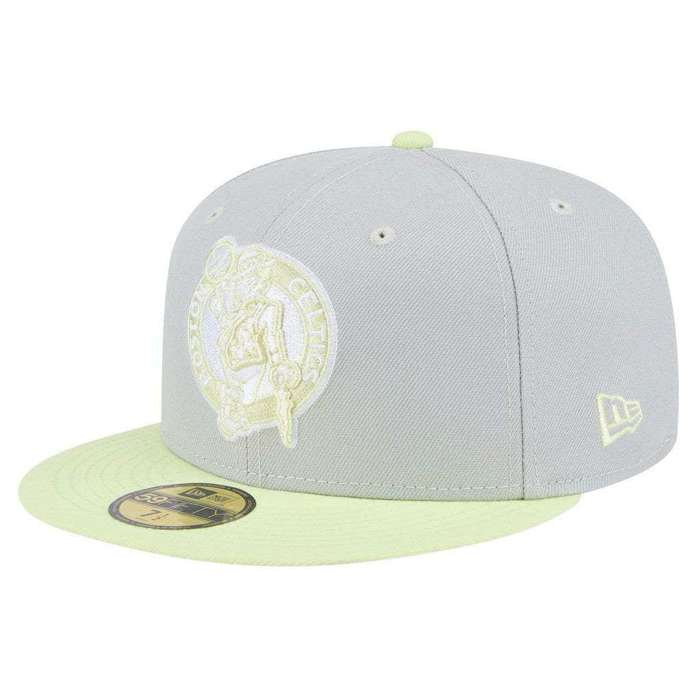 New Era - Boston Celtics Color Pack 2-Tone 59FIFTY Fitted Hat - Gray/Green