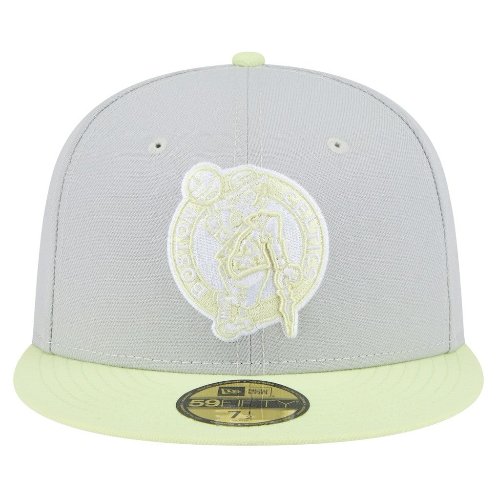 New Era - Boston Celtics Color Pack 2-Tone 59FIFTY Fitted Hat - Gray/Green
