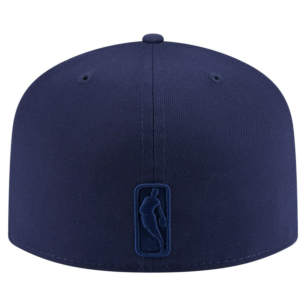 New Era - Philadelphia 76ers Colorpack A-Frame Pinch Front 59FIFTY Fitted Hat - Navy