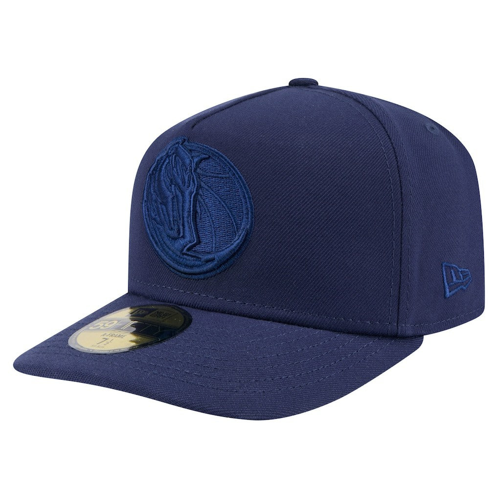 New Era - Dallas Mavericks Colorpack A-Frame Pinch Front 59FIFTY Fitted Hat - Navy