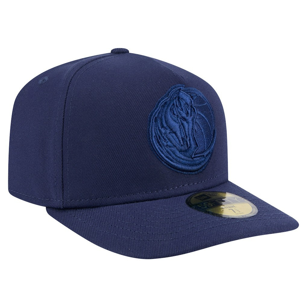 New Era - Dallas Mavericks Colorpack A-Frame Pinch Front 59FIFTY Fitted Hat - Navy