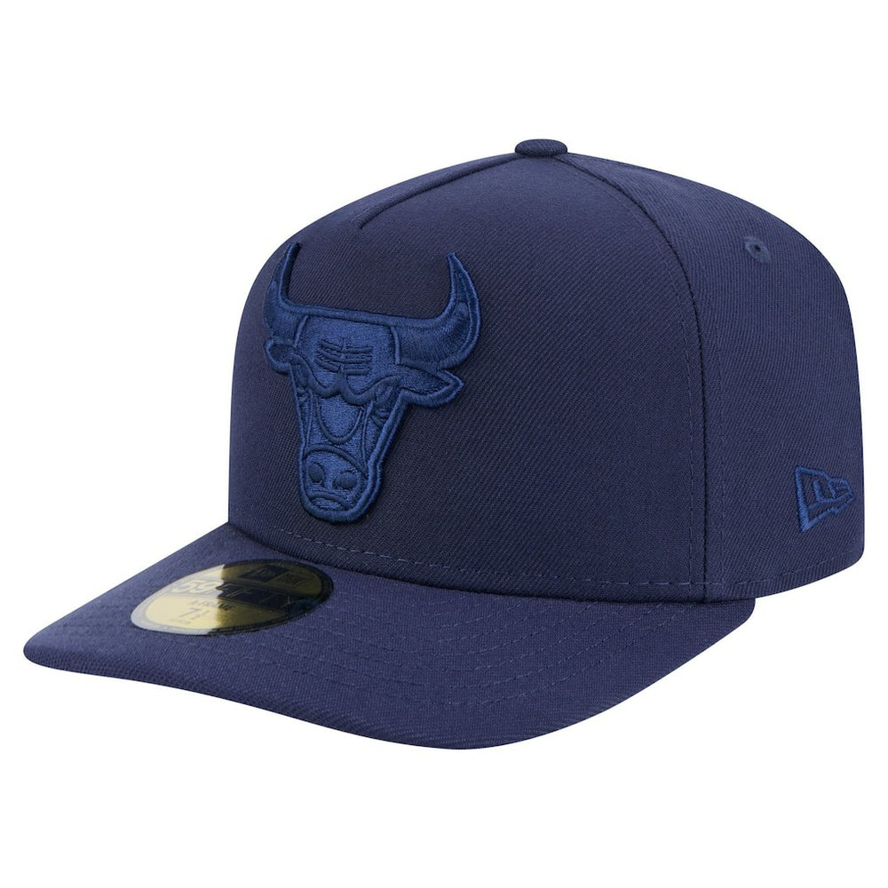 New Era - Chicago Bulls Colorpack A-Frame Pinch Front 59FIFTY Fitted Hat - Navy