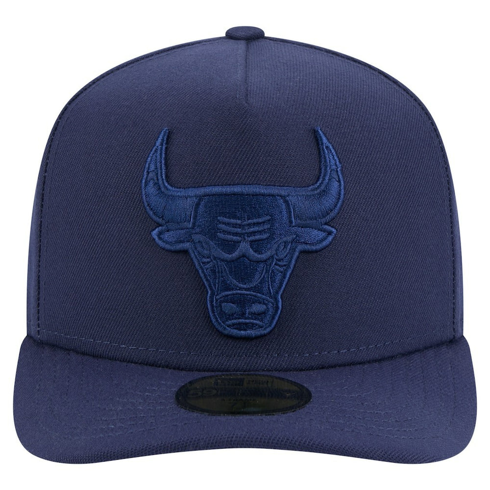 New Era - Chicago Bulls Colorpack A-Frame Pinch Front 59FIFTY Fitted Hat - Navy