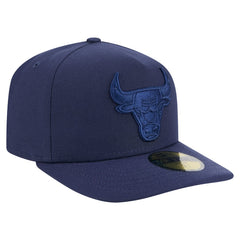 New Era - Chicago Bulls Colorpack A-Frame Pinch Front 59FIFTY Fitted Hat - Navy