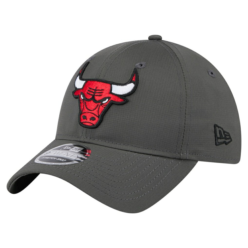 New Era - Chicago Bulls Active Ripstop 9TWENTY Adjustable Hat - Charcoal