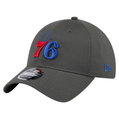New Era - Philadelphia 76ers Active Ripstop 9TWENTY Adjustable Hat - Charcoal