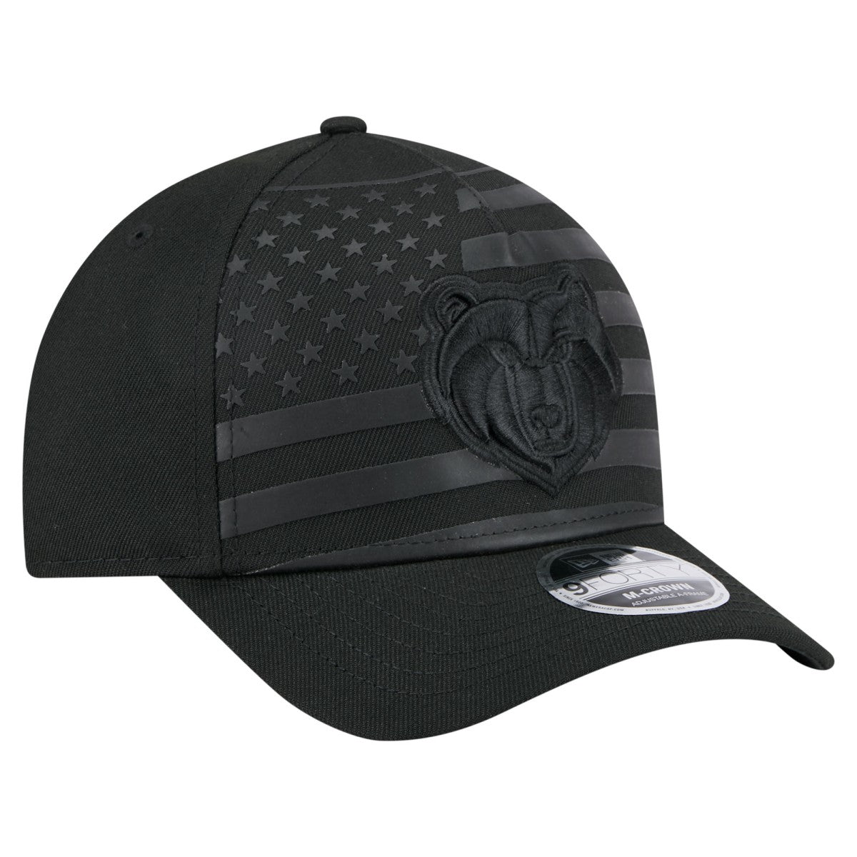 New Era - Memphis Grizzlies Game Day Flag A-Frame 9FORTY Adjustable Hat - Black