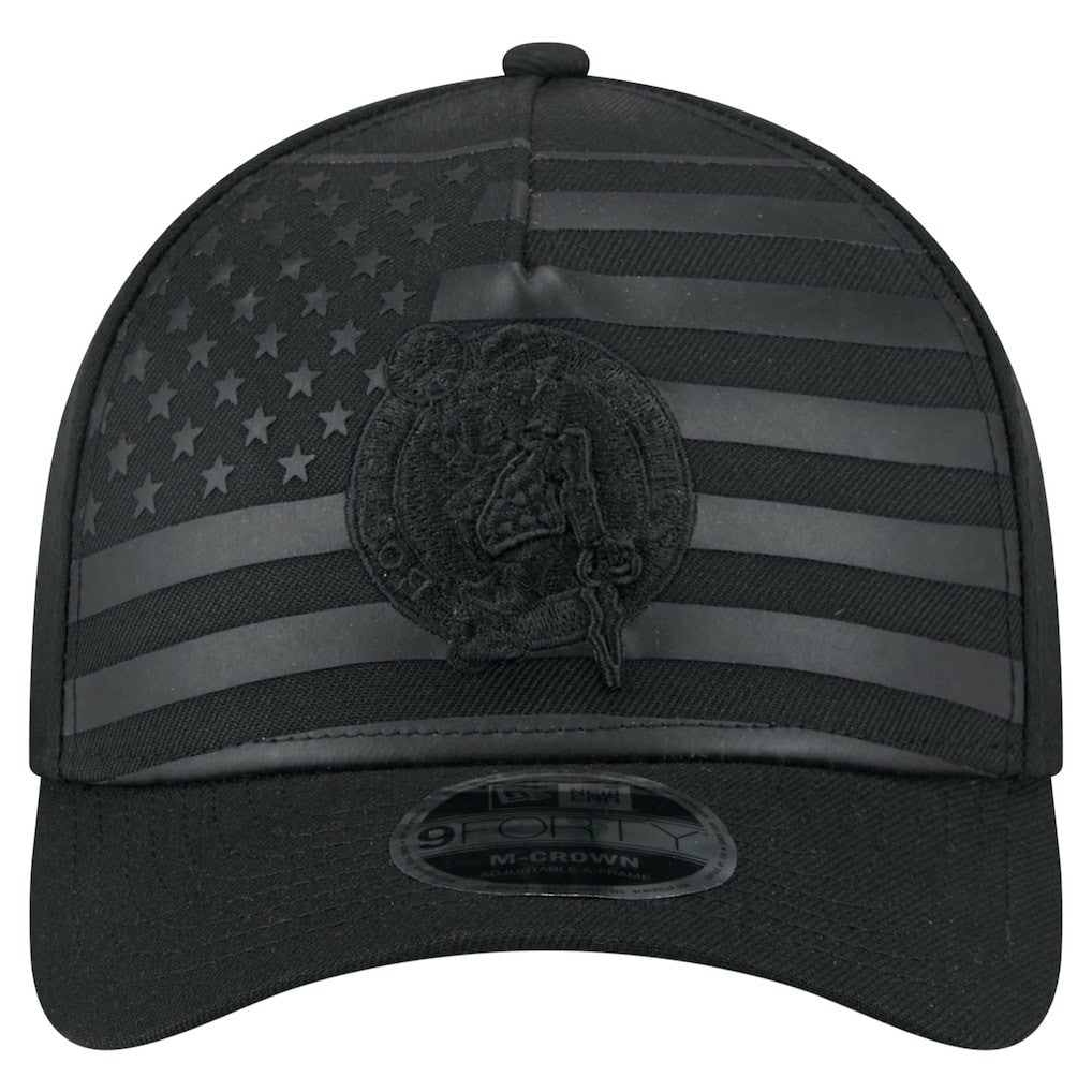 New Era - Boston Celtics Game Day Flag A-Frame 9FORTY Adjustable Hat - Black