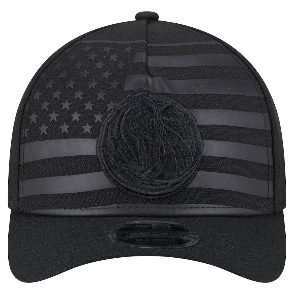 New Era - Dallas Mavericks Game Day Flag A-Frame 9FORTY Adjustable Hat - Black