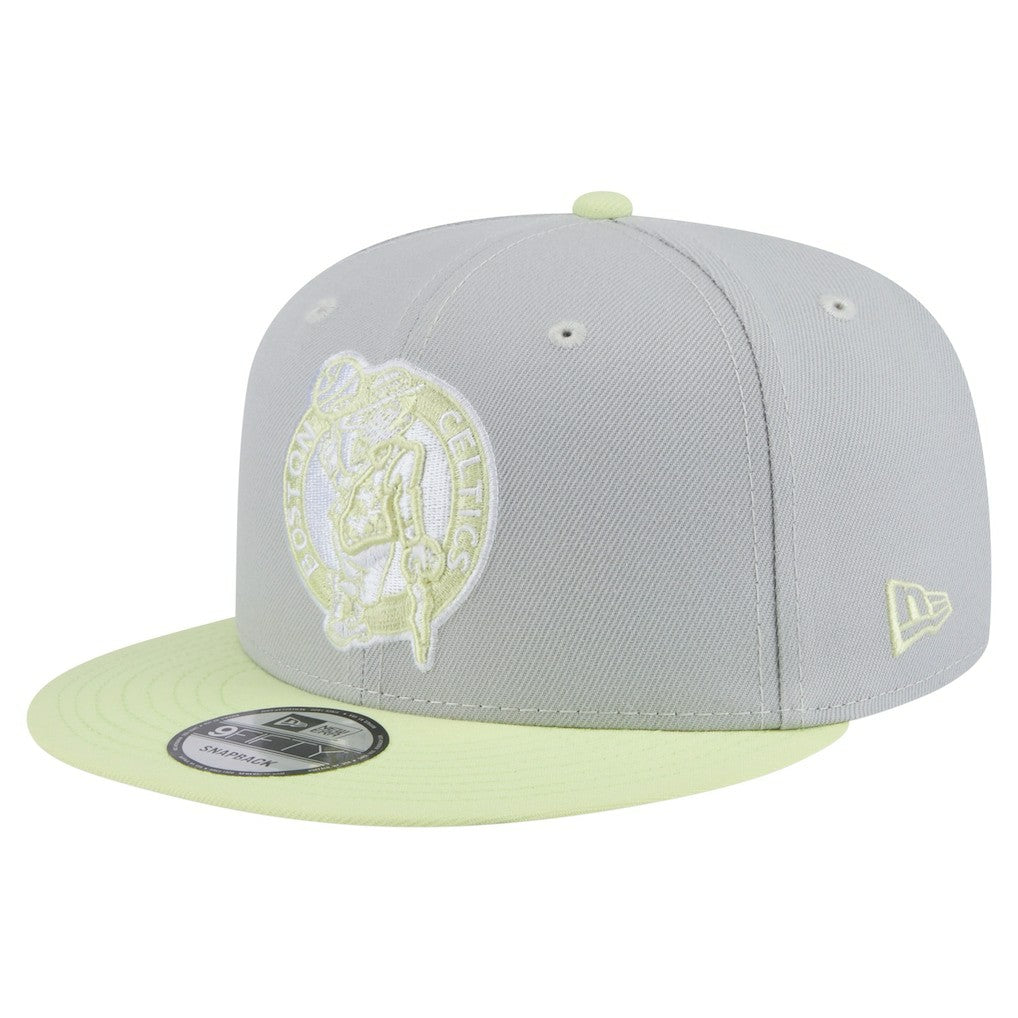 New Era - Boston Celtics Color Pack Two-Tone 9FIFTY Snapback Hat - Gray/Light Green