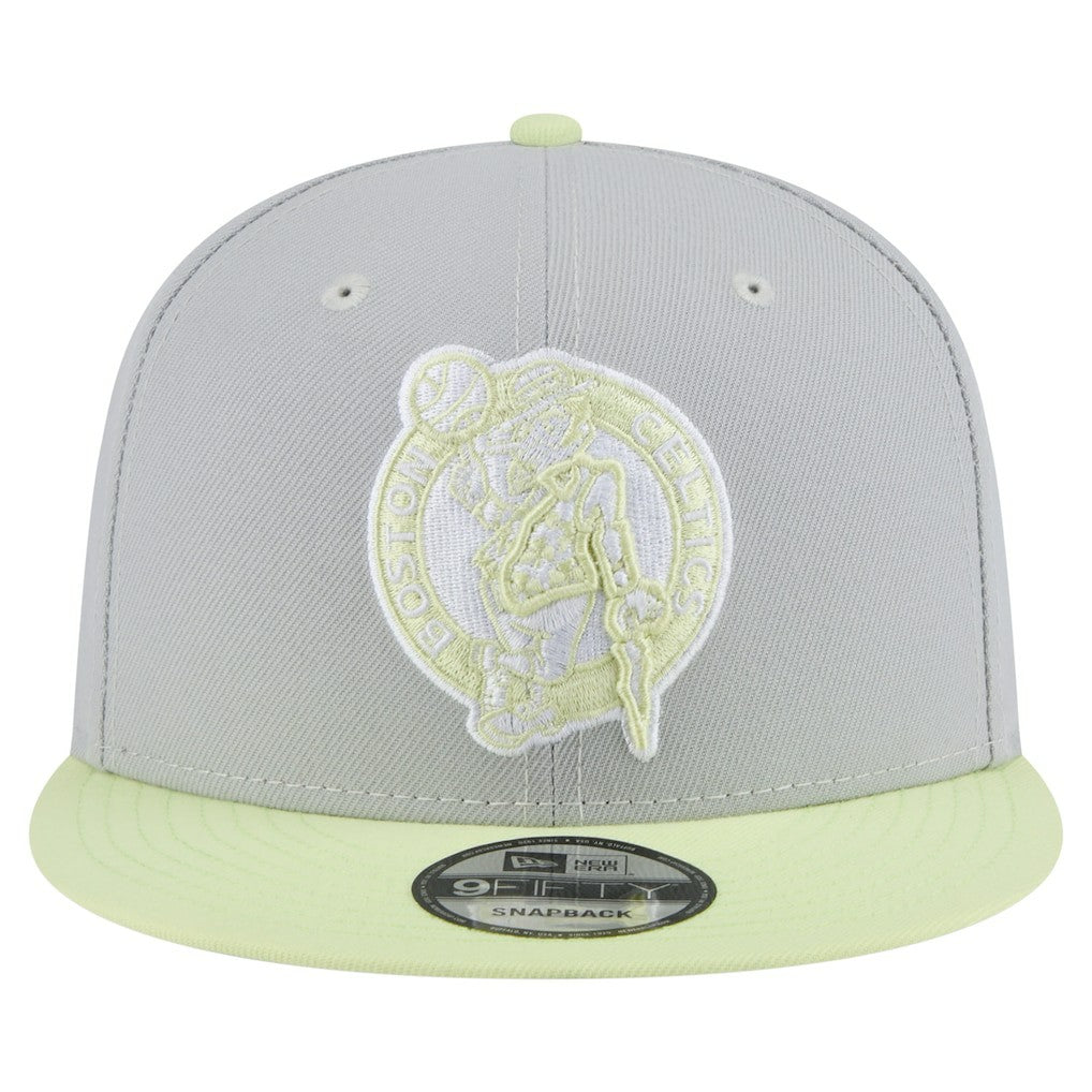 New Era - Boston Celtics Color Pack Two-Tone 9FIFTY Snapback Hat - Gray/Light Green