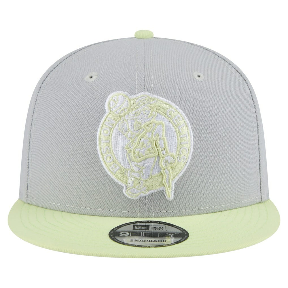 New Era - Boston Celtics Color Pack Two-Tone 9FIFTY Snapback Hat - Gray/Light Green