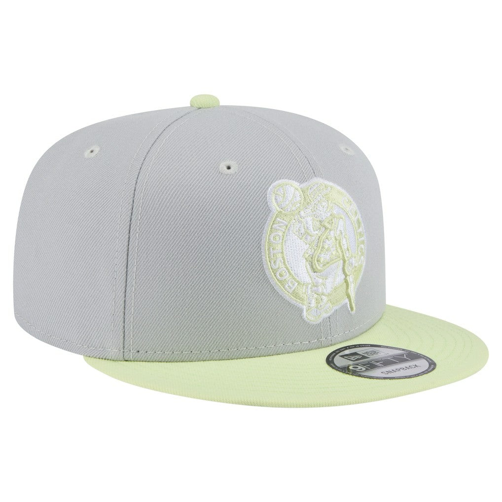 New Era - Boston Celtics Color Pack Two-Tone 9FIFTY Snapback Hat - Gray/Light Green