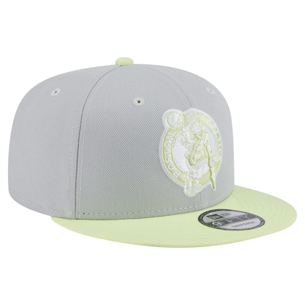 New Era - Boston Celtics Color Pack Two-Tone 9FIFTY Snapback Hat - Gray/Light Green