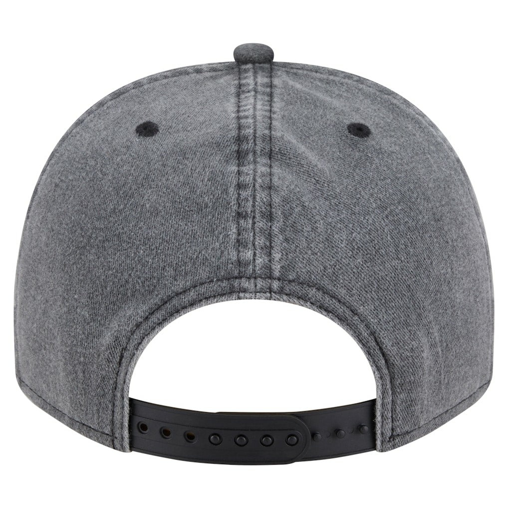 New Era - Dallas Mavericks Throwback Washed Pre-Curved 9FIFTY Snapback Hat - Charcoal