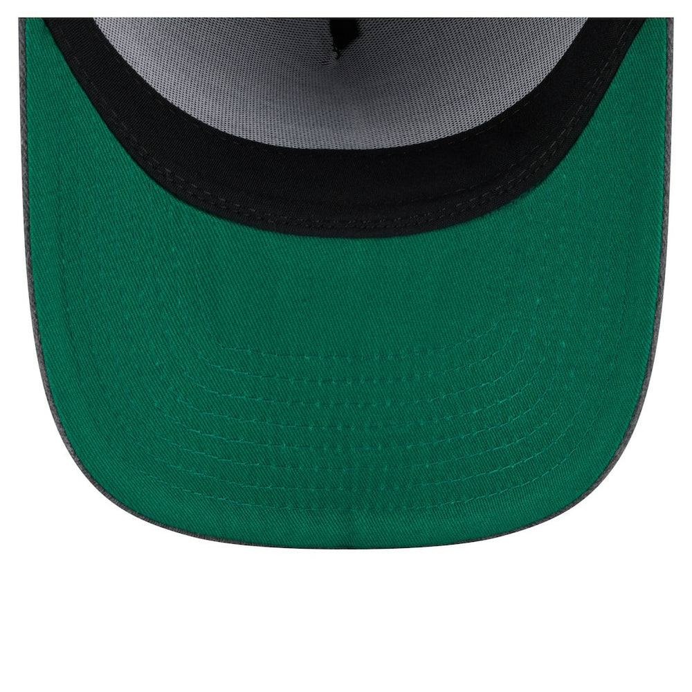 New Era - Golden State Warriors Throwback Washed Pre-Curved 9FIFTY Snapback Hat - Charcoal