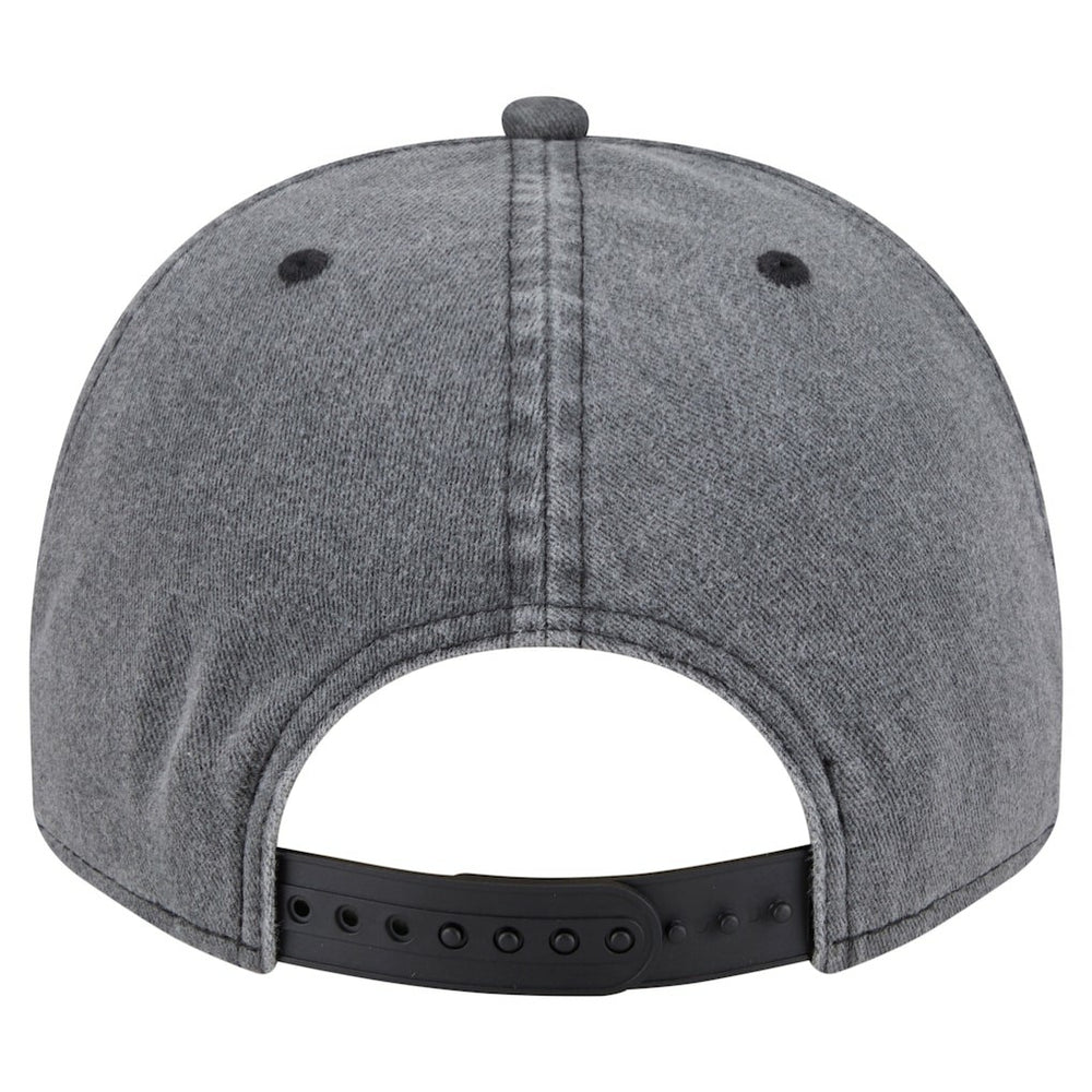 New Era - Philadelphia 76ers Throwback Washed Pre-Curved 9FIFTY Snapback Hat - Charcoal
