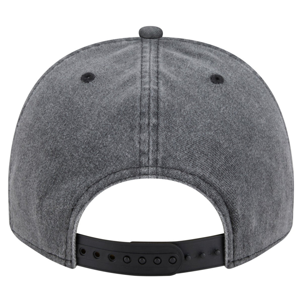 New Era - Miami Heat Throwback Washed Pre-Curved 9FIFTY Snapback Hat - Charcoal