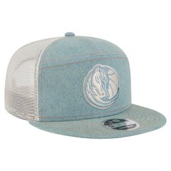 New Era - Dallas Mavericks Adventure Denim Split Panel 9FIFTY Snapback Trucker Hat