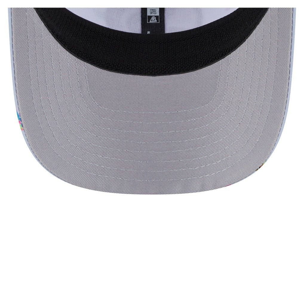 New Era - Atlanta Hawks Adventure Aloha Pattern 9SEVENTY Stretch-Snap Hat - Light Blue/Gray