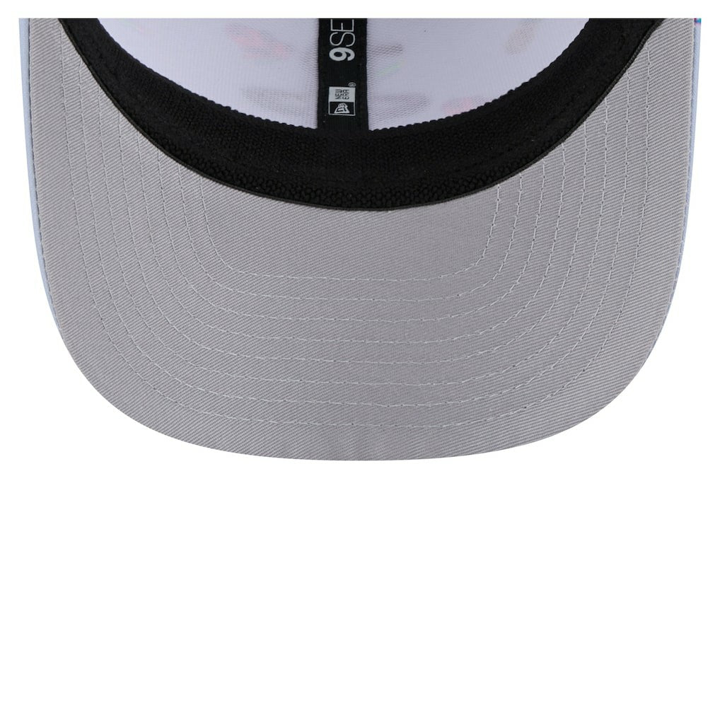 New Era - Houston Rockets Adventure Aloha Pattern 9SEVENTY Stretch-Snap Hat - Light Blue/Gray
