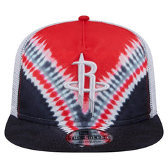 New Era - Houston Rockets Throwback Dye Golfer Snapback Hat - Black/Red
